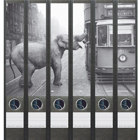 Ordneretiketten smal, ticket please, set van 6