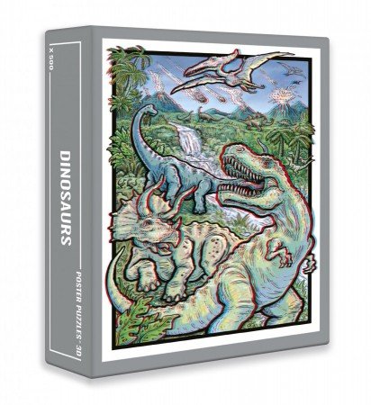 Dinosaurs cloudberries legpuzzel 3D, 500 stukjes