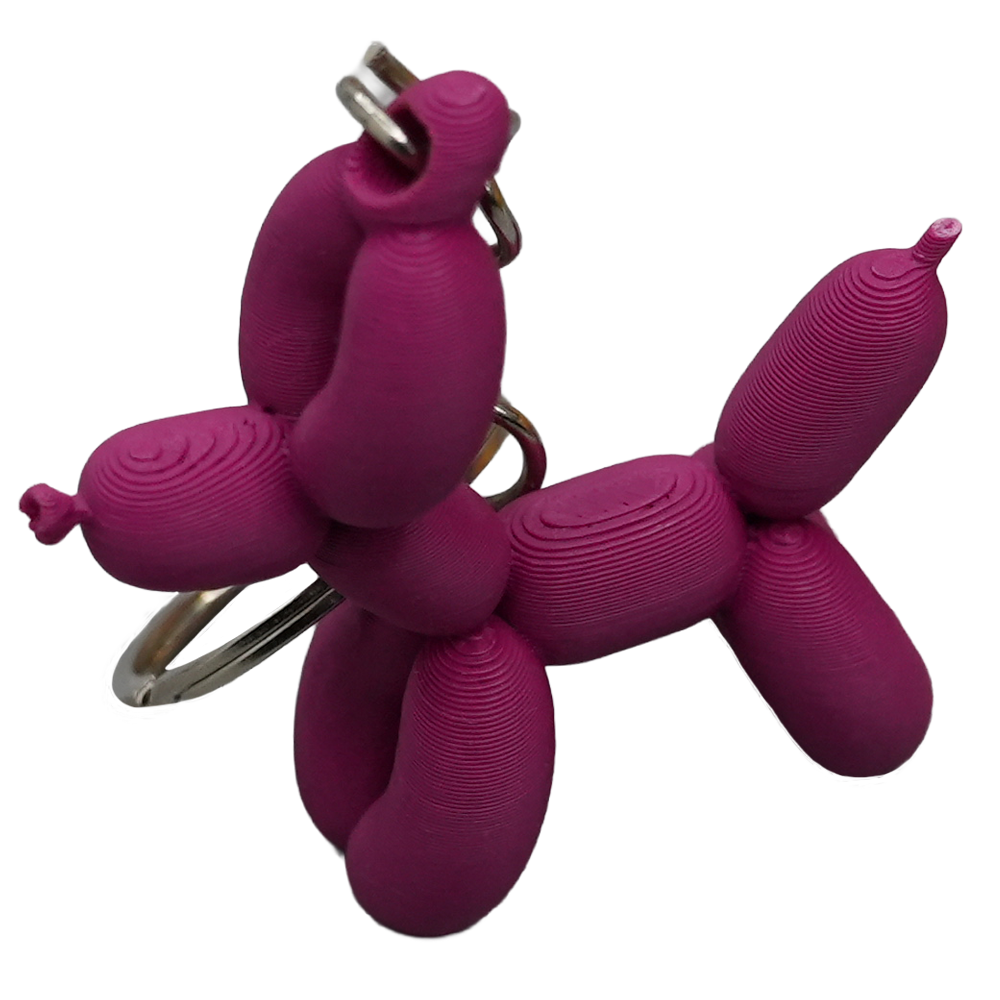 Ballon hond sleutelhanger