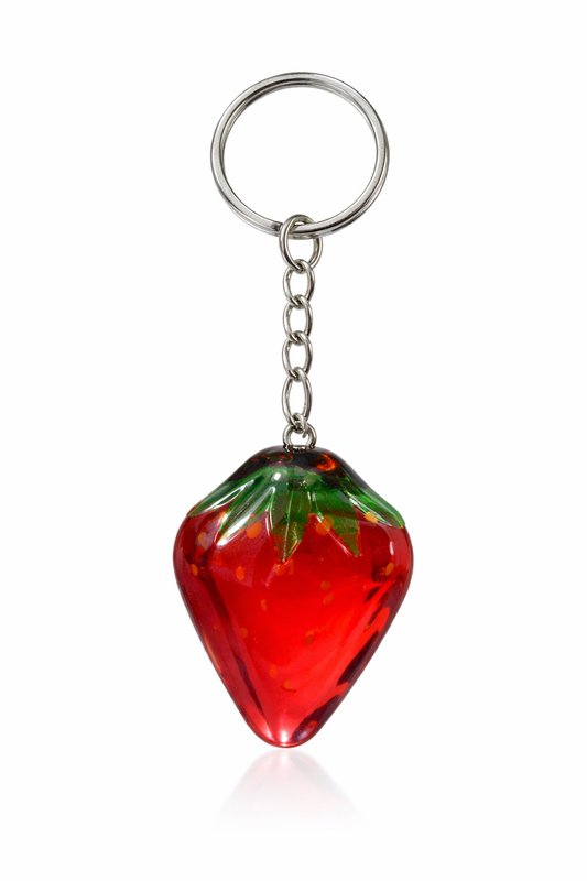 Aardbei sleutelhanger