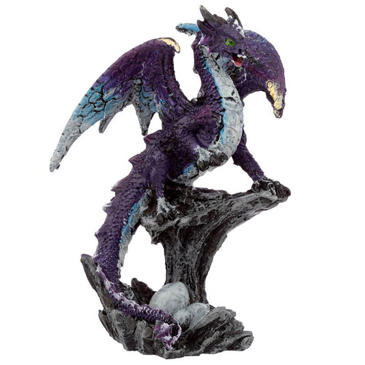 Dark Legends moederdraak met eieren, 10 cm