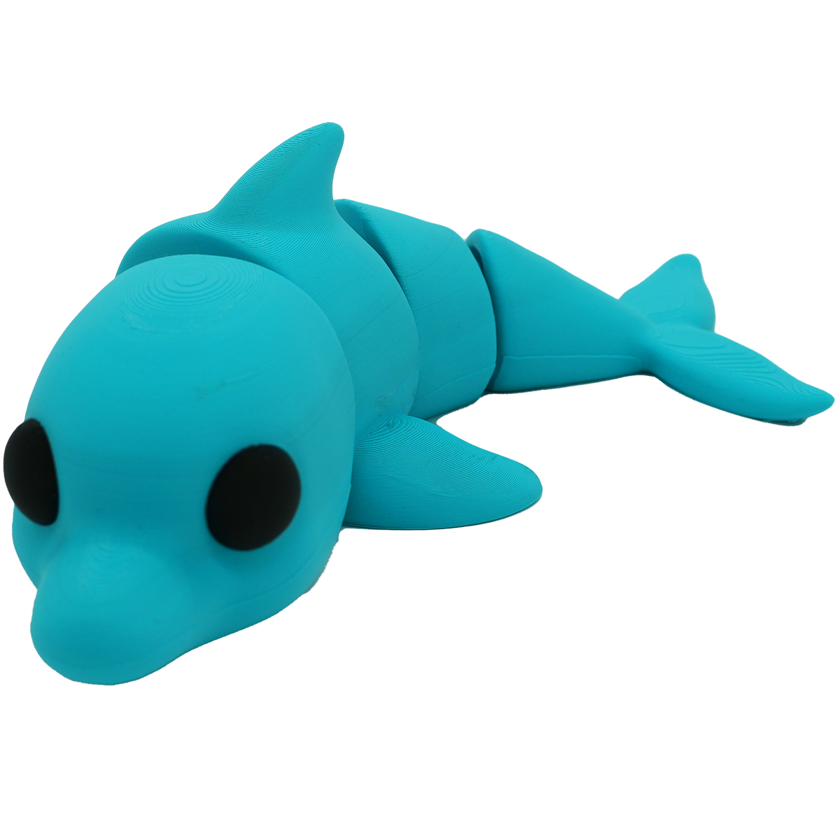 Flexibele dolfijn - 25CM - Turquoise - 25CM