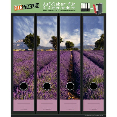 Ordneretiketten breed, 4 stuks Provence