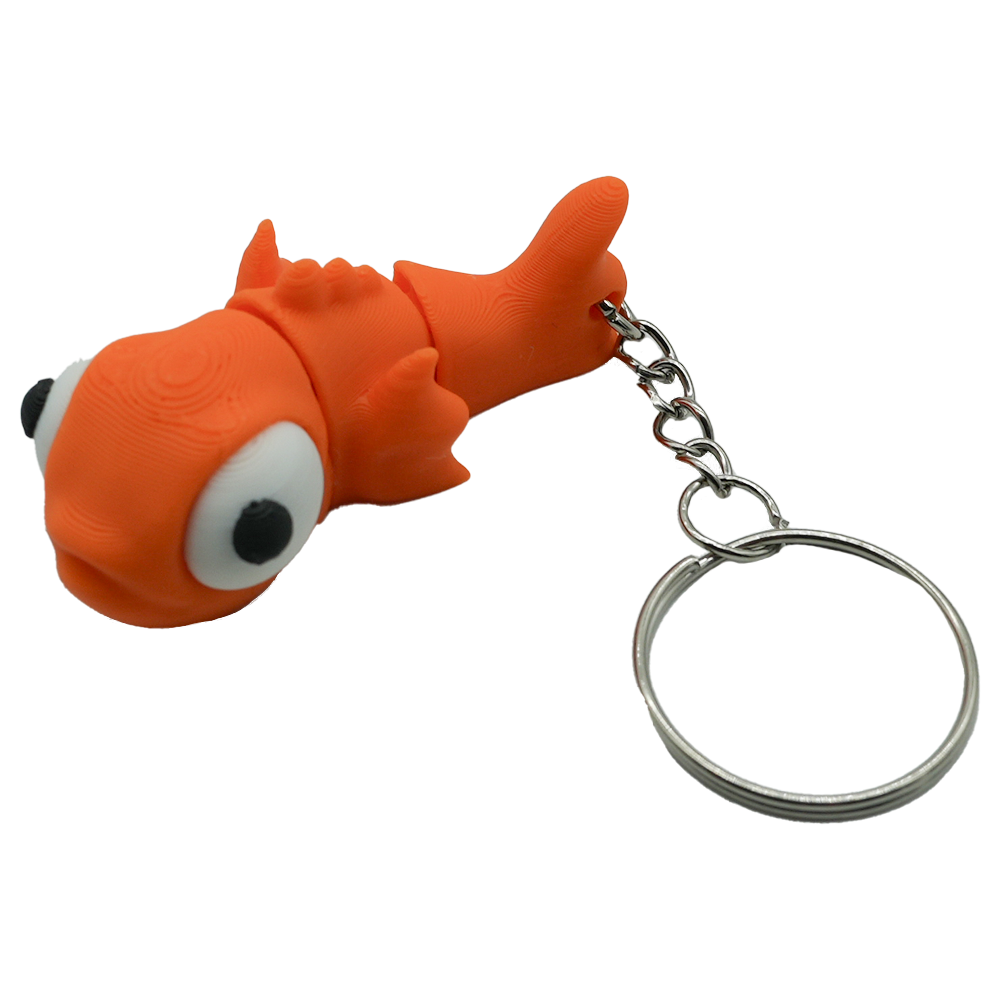 Goudvis sleutelhanger