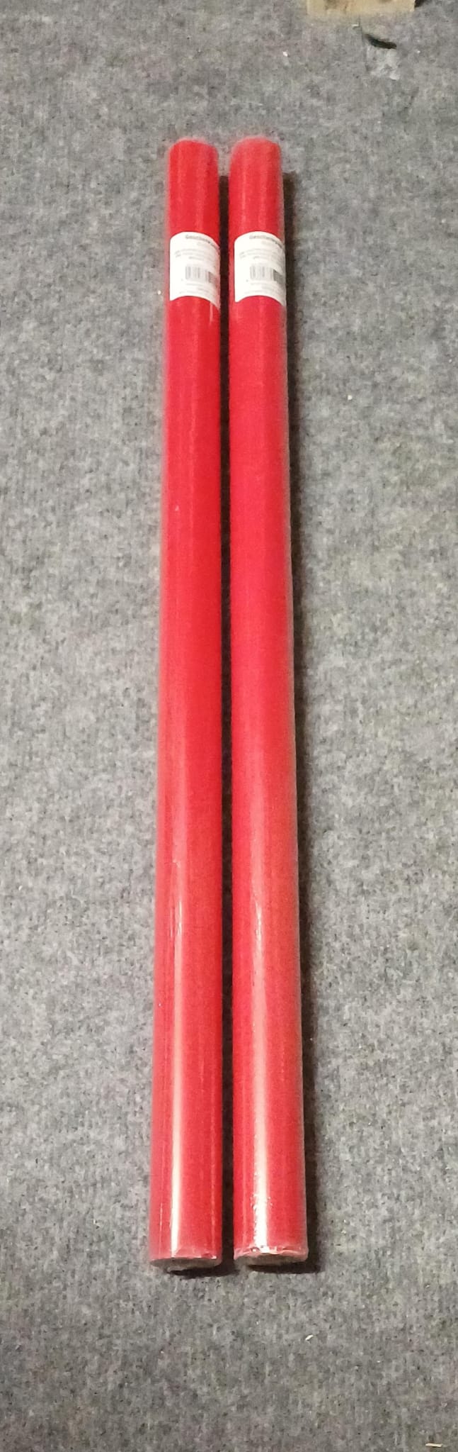 Kerst cadeaupapier, per rol, rood