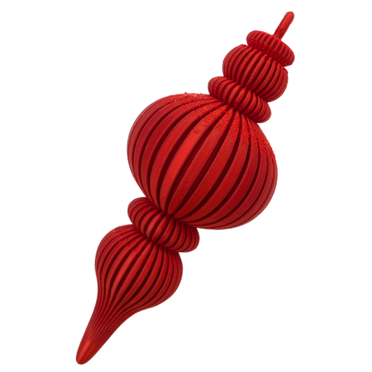 Langwerpige kerstbal