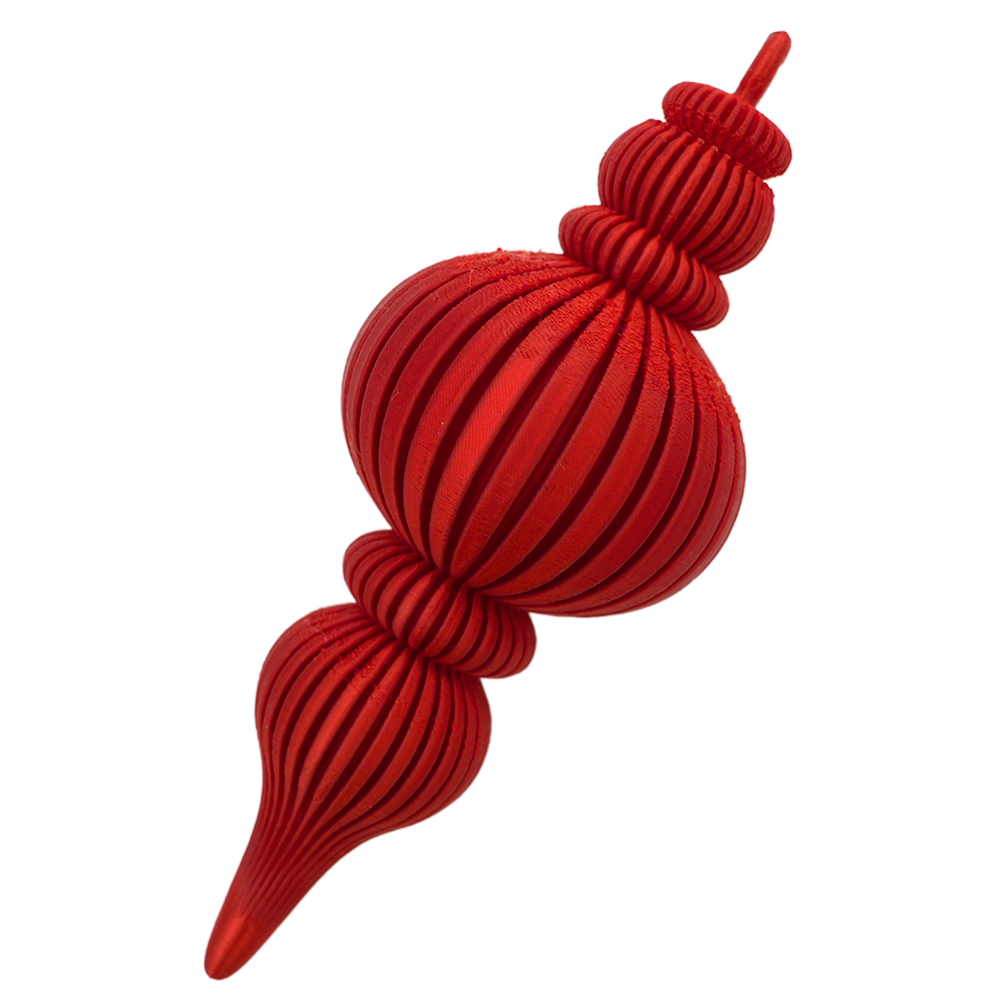 Langwerpige kerstbal