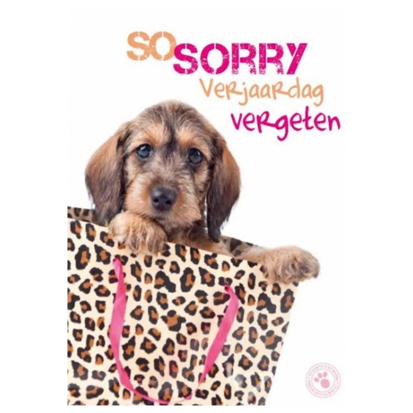 Verjaardag vergeten wenskaart