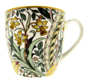 William Morris narcissen ontbijtmok, ca. 400 ml