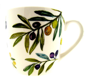 Olive Grove ontbijtmok, ca. 400 ml