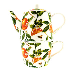 Oranges & Lemons Tea for One porseleinen theeset