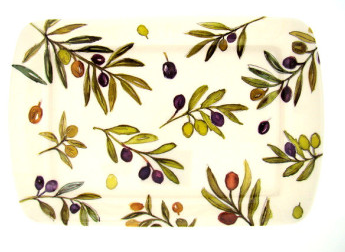 Olive Grove melamine dienblad 21 × 14,5 cm