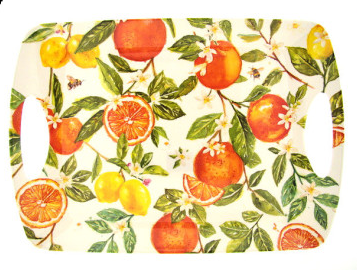 Oranges & Lemons melamine dienblad 47,5 × 33 × 5 cm