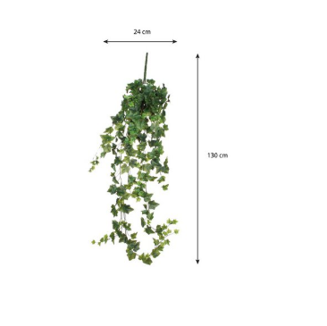 Hedera hangende kunstplant, 130 cm