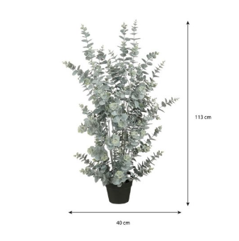 Eucalyptus kunstplant, groen, Ø 40 × 113 cm
