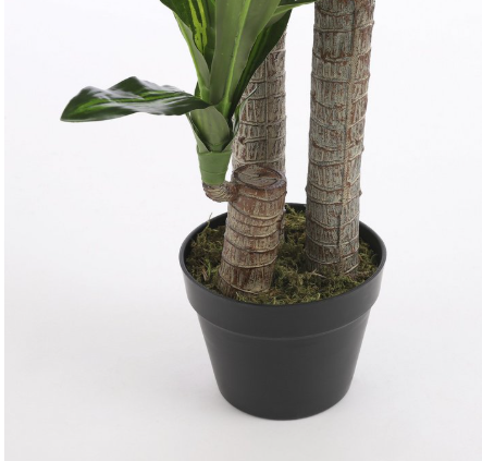 Dracaena kunstplant, groen, Ø 60 × 110 cm
