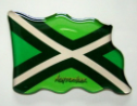 Achterhoekse vlag magneet in vlagvorm, ca. 5,5 x 8 cm