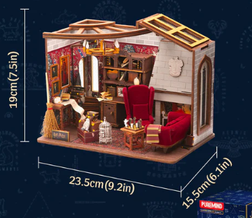 Harry Potter Griffoendor leerlingenkamer bouwset, 23,5 x 15,5 x 19 cm