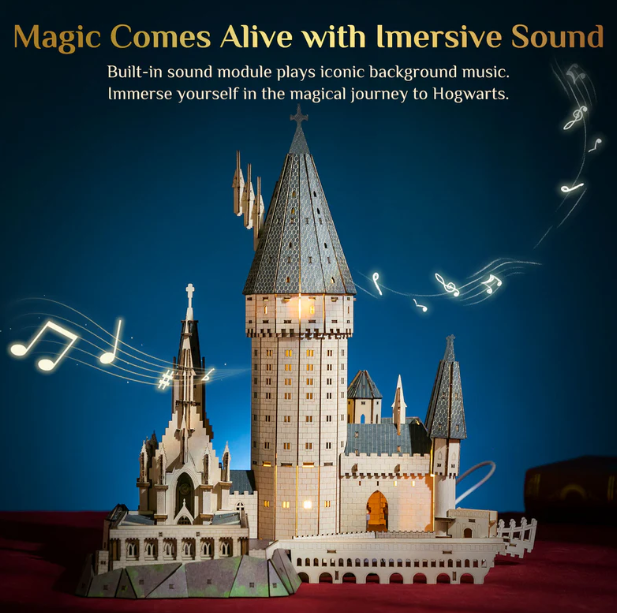 Harry Potter grote zaal bouwset, 30,4 x 28,8 x 33,3 cm