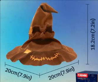 Harry Potter pratende sorteerhoed bouwset, 20 x 20 x 18,2 cm
