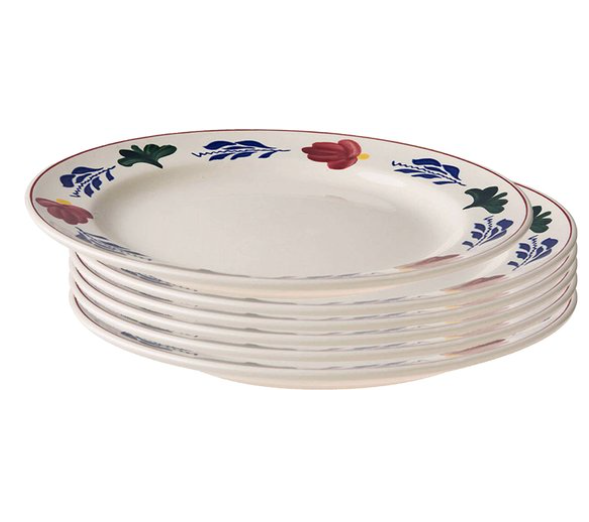 Ontbijtbord Boerenbont, 21cm, set van 6
