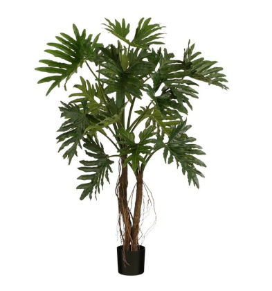 Philodendron kunstplant, groen, 110 × 110 × 140 cm