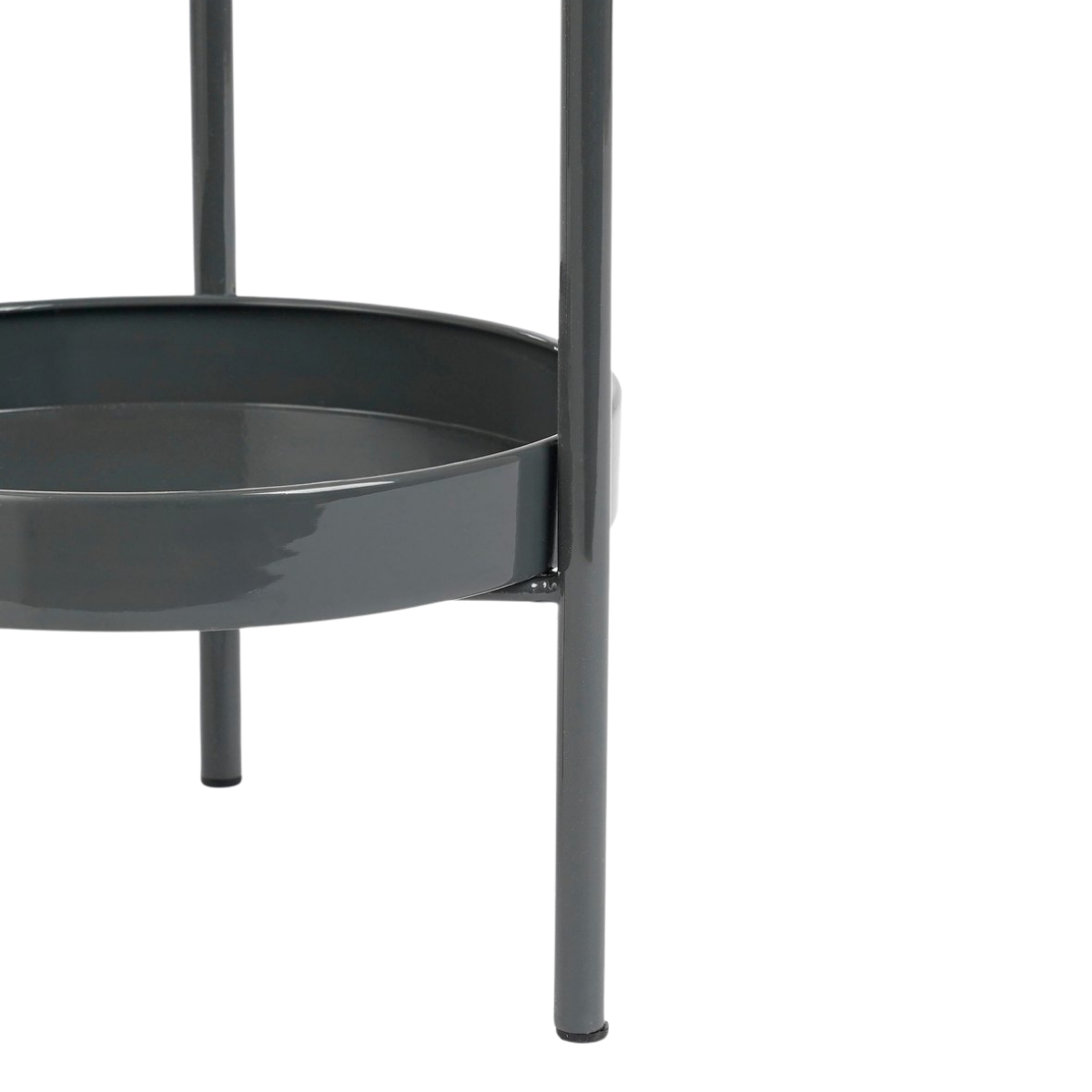 Colyn bloempot op standaard, zwart, Ø 19 × 60 cm