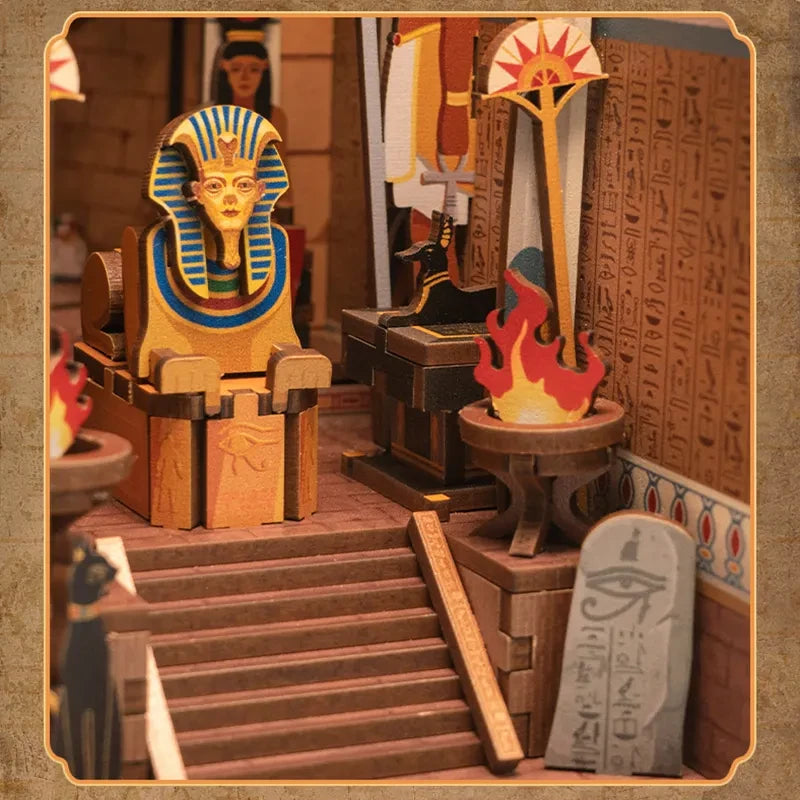 DIY book nook adventure in egypt bookend, 24,5 cm