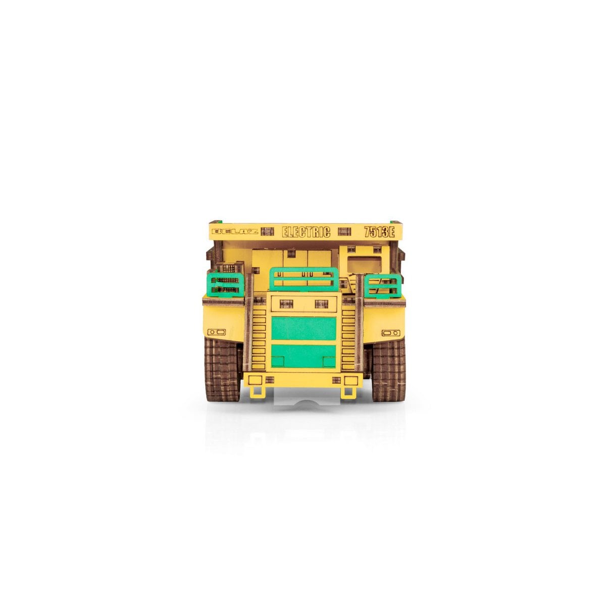 Mining Dump Truck Belaz-7513E houten 3D puzzel, 17 × 9 × 10 cm
