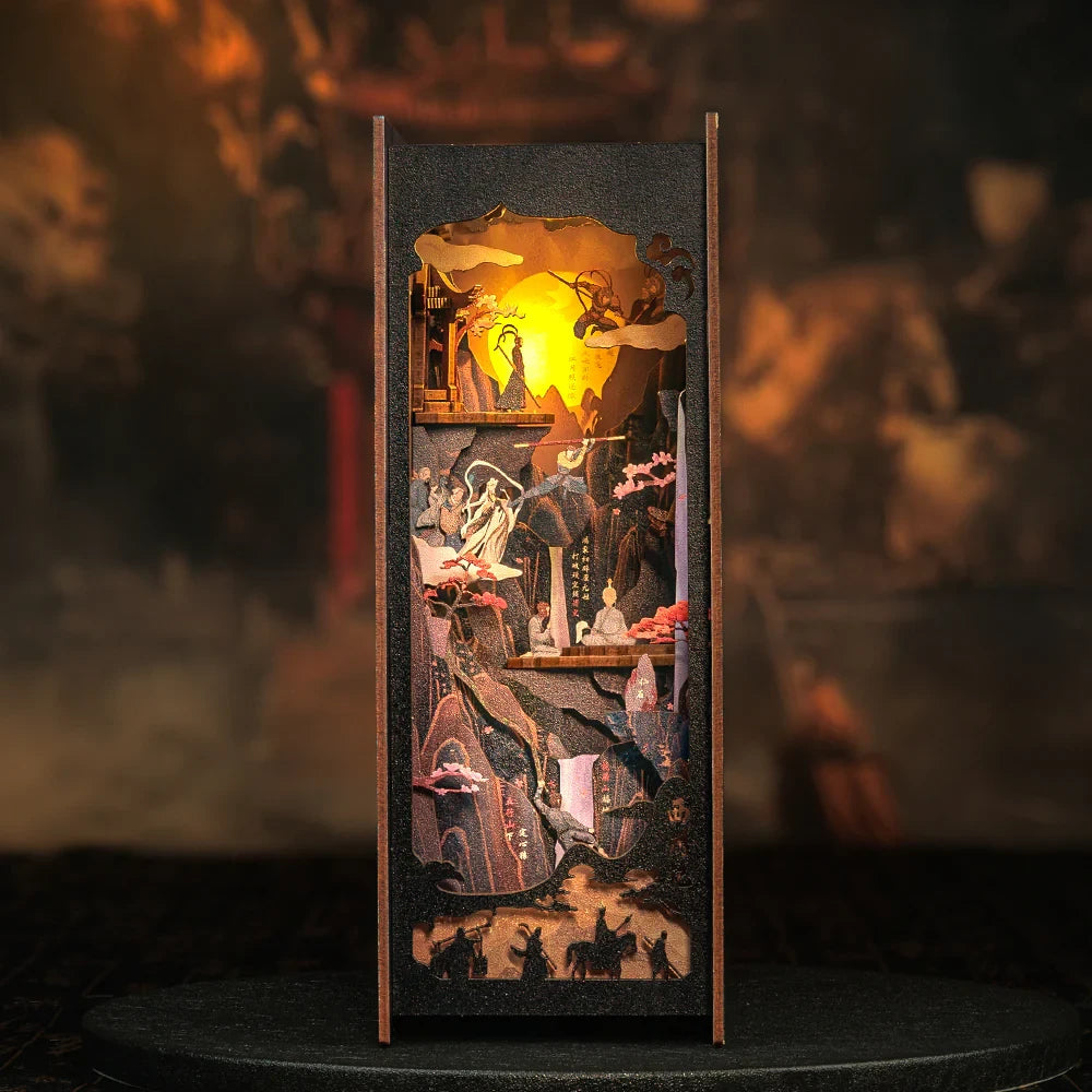 The Legend of Wukong book nook, 16 × 8 × 21,7 cm