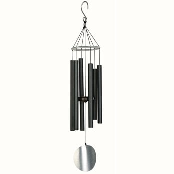 Windgong zwart, 70 cm