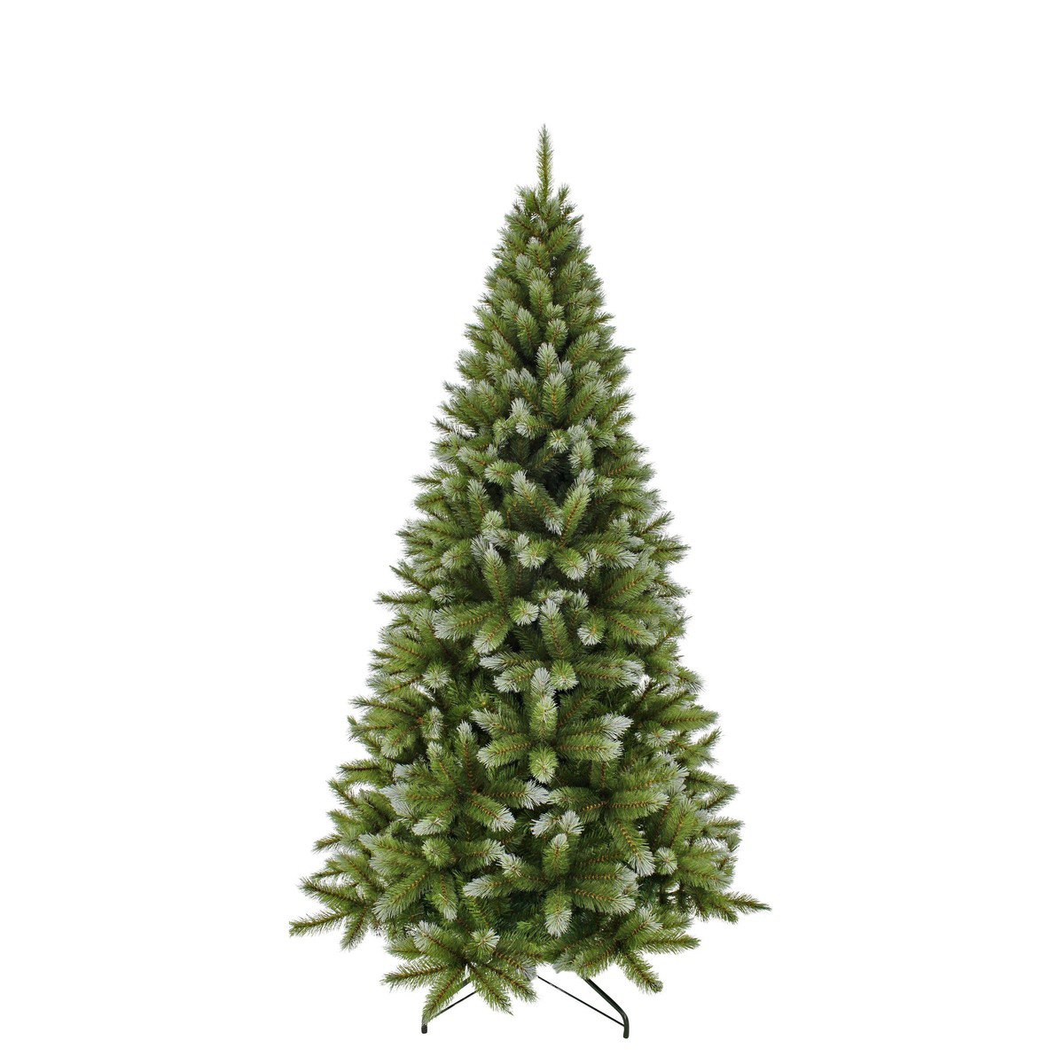 Pittsburgh kunstkerstboom met rijp-effect, 215 cm, Ø 117 cm