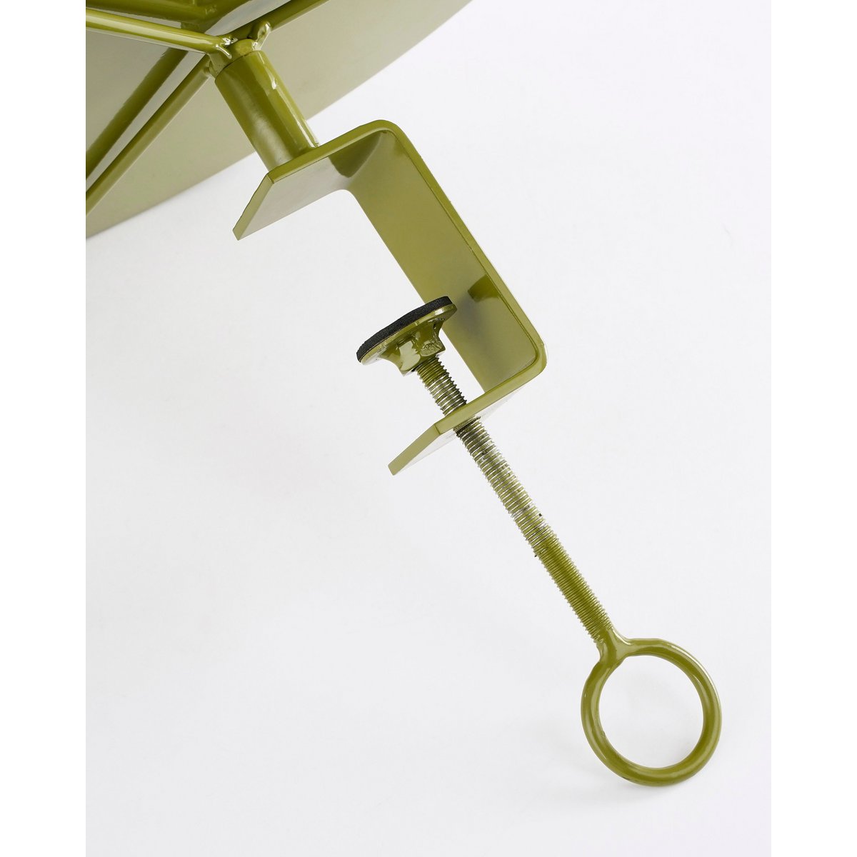 Aston metalen dienblad met klem, H30 x Ø31 cm