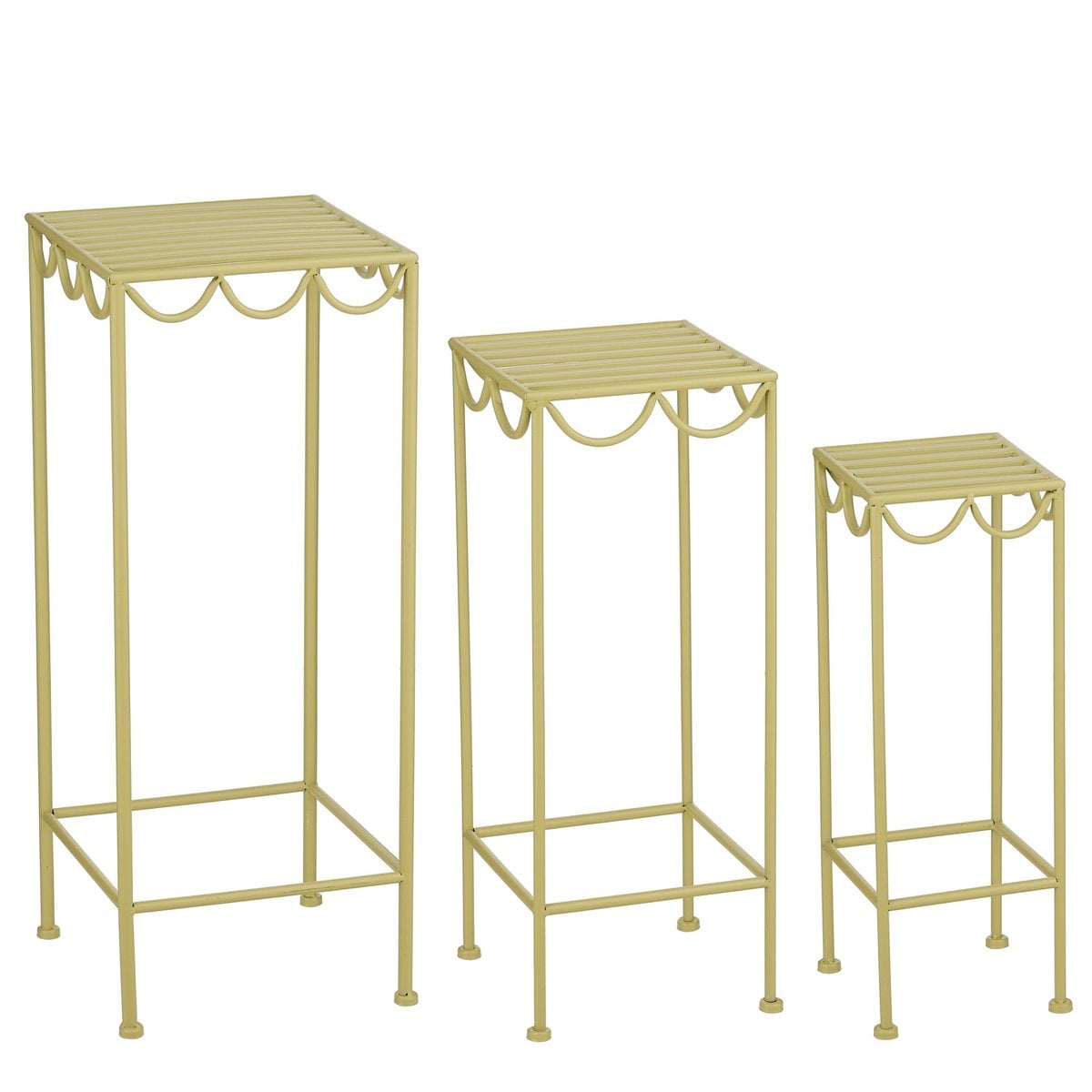 Rosalie planttafels, set van 3, lichtgroen