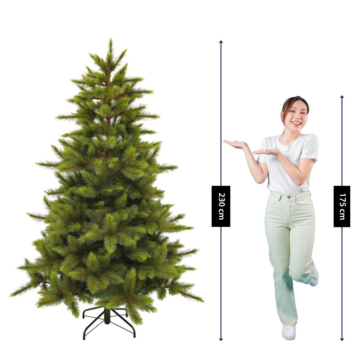 Wyoming kunstkerstboom, 230 cm