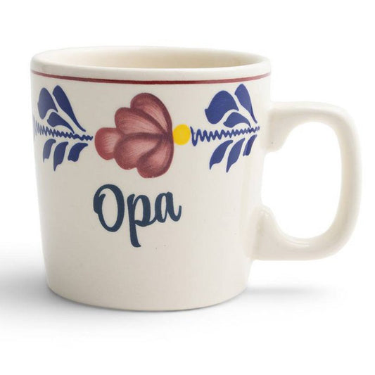 Opa beker Boerenbont 230 ml, 6 stuks