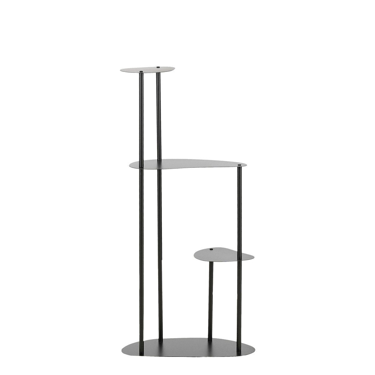 Fonda plantenstandaard, zwart, 47,5 × 27 × 100 cm