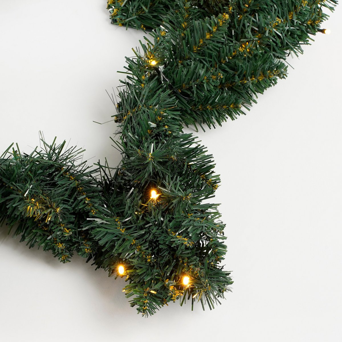 Kerstkrans ster met verlichting, Ø 60 cm