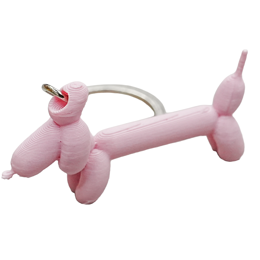Wiener ballonhond sleutelhanger