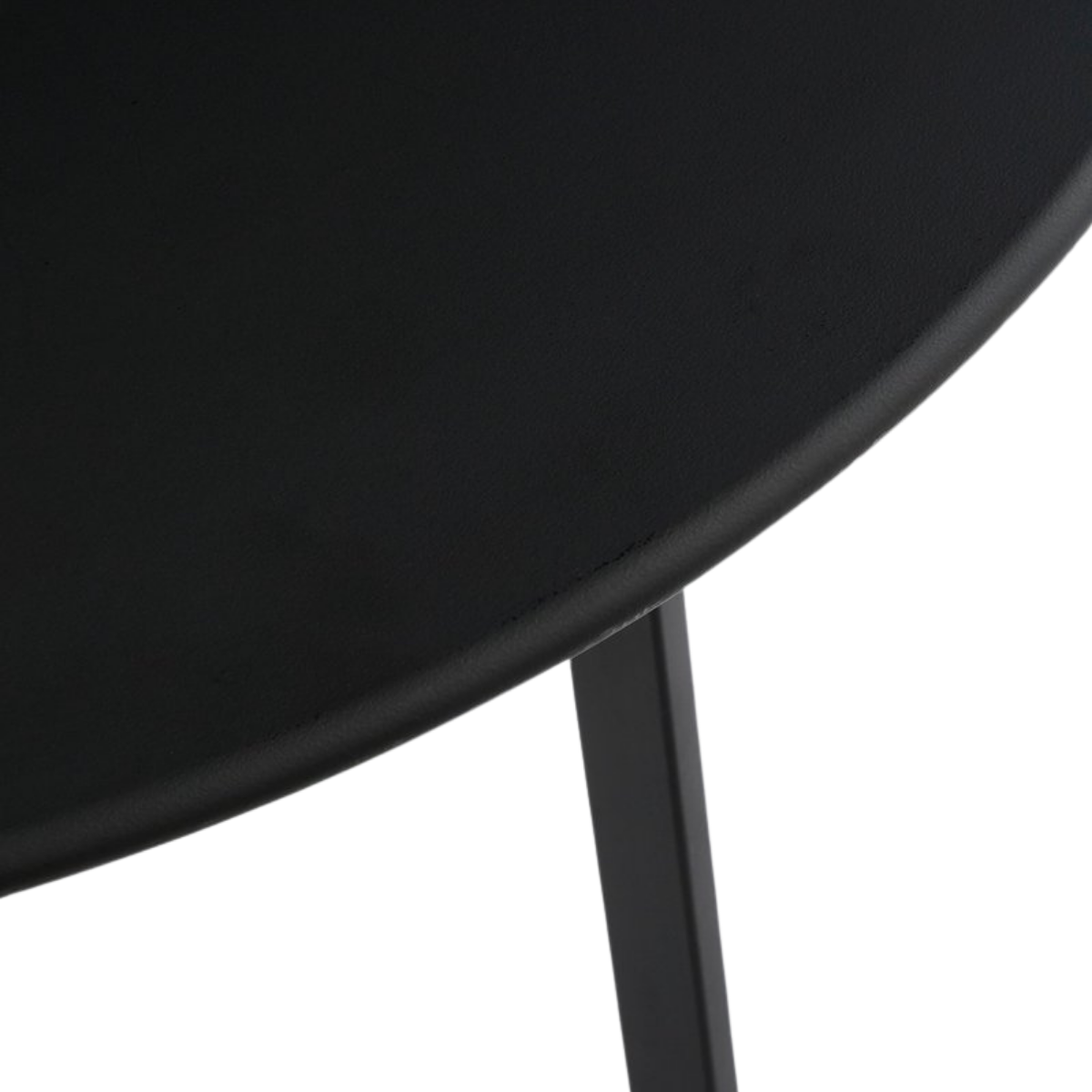 Seattle bijzettafel voor binnen en buiten, zwart, 38 × 38 × 58 cm