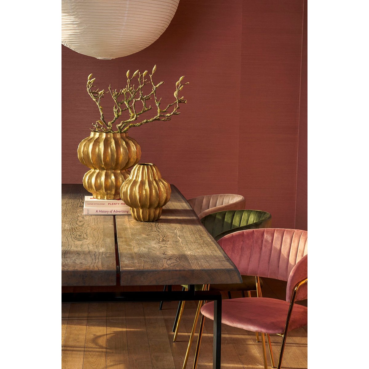 Mica Decorations Altea Vaas – Keramiek Goud