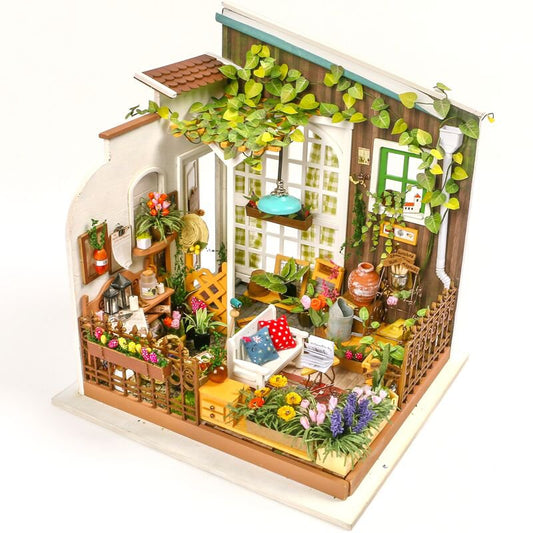 DIY huisje Miller's flower house, 21 cm