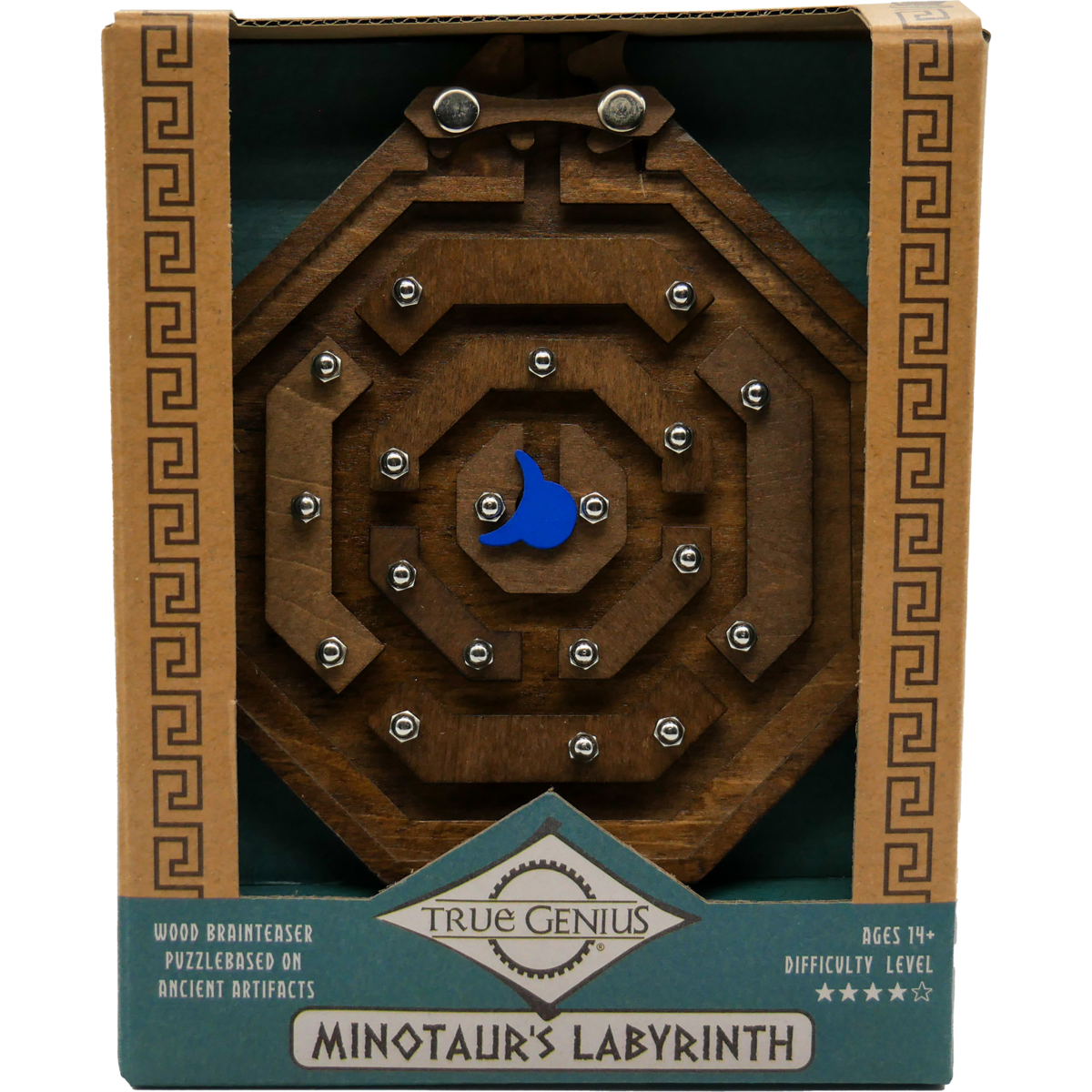 Breinbreker Minotaur's Labyrinth houten puzzel