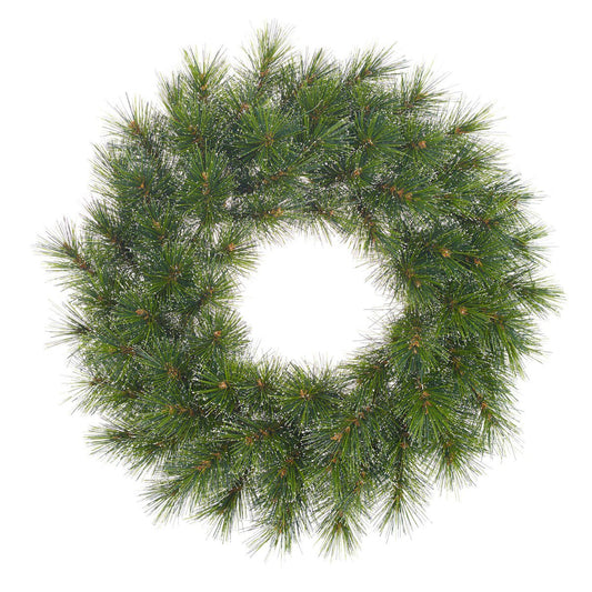 Glendon kerstkrans met rijp-effect, Ø 45 cm