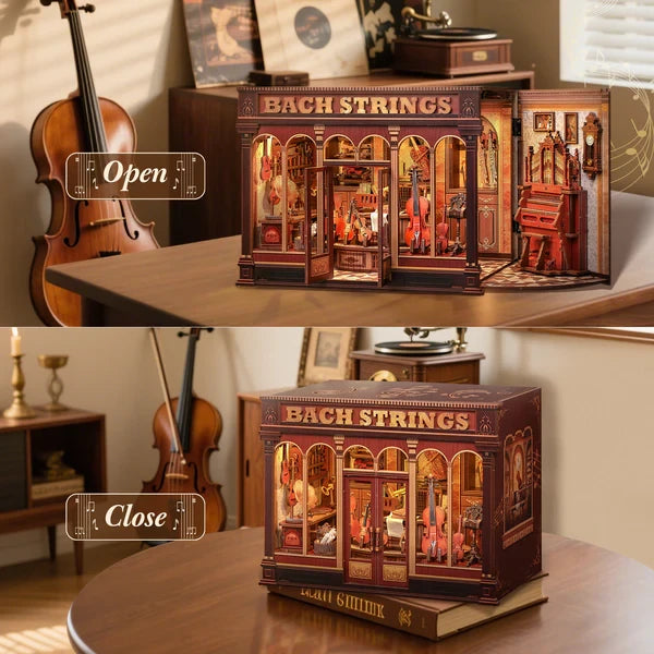 DIY huisje Bach strings, 17 cm