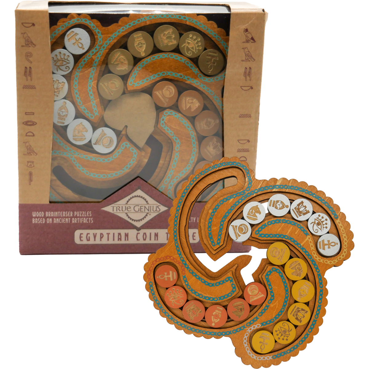 Breinbreker Egyptian Coin Trade houten puzzel
