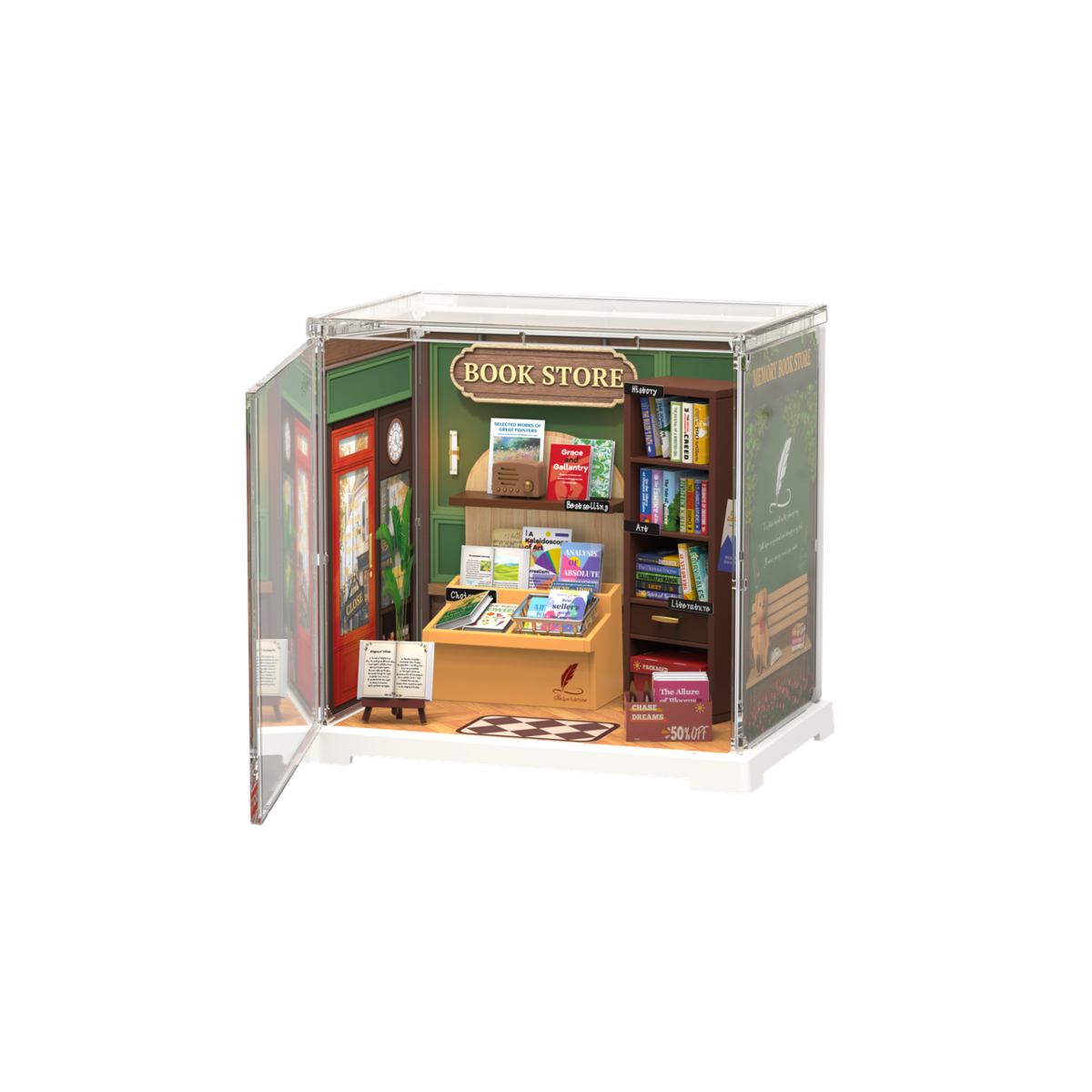 Miniatuur kerst bouwpakket met LED – eenvoudig DIY kerstmodel