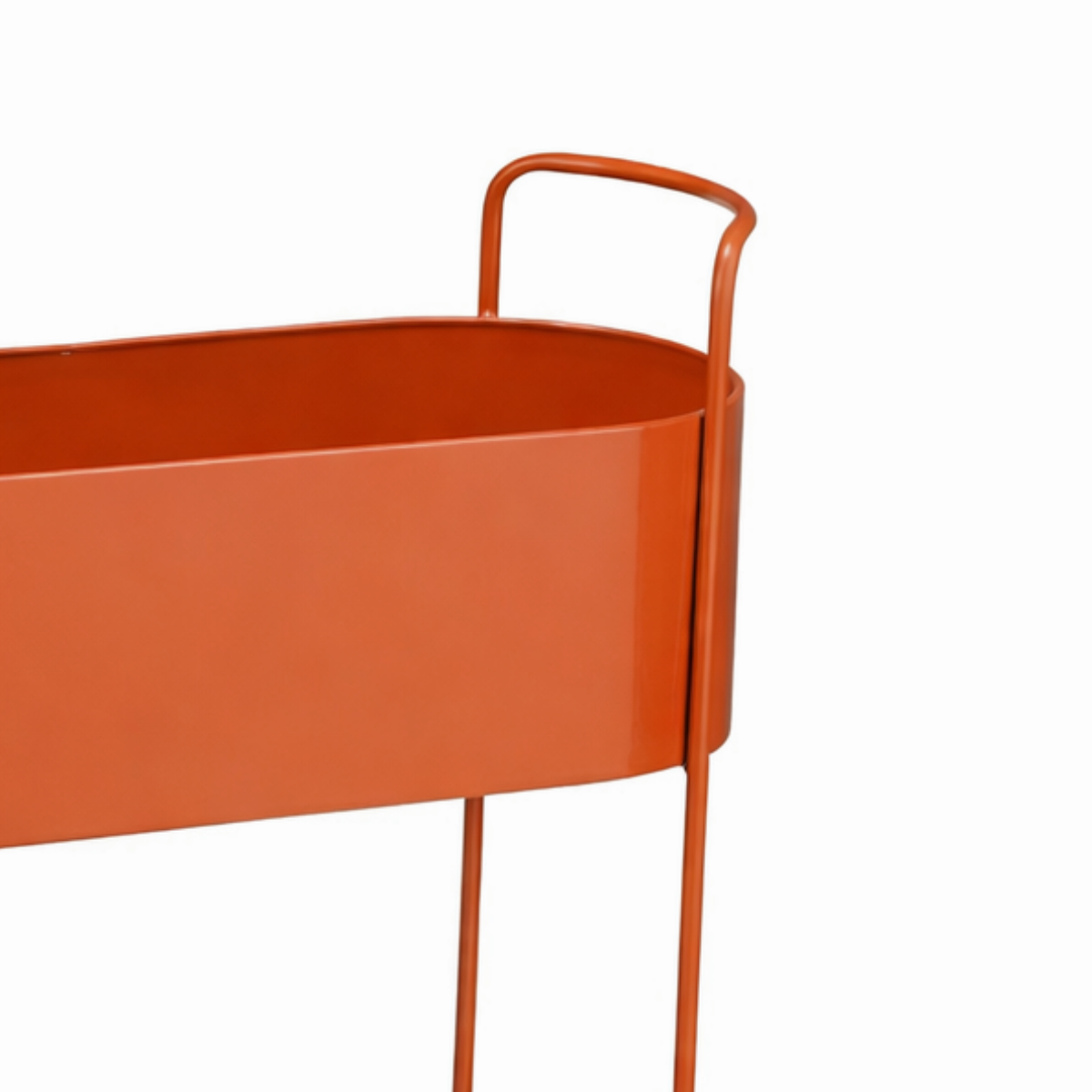 Moritz plantenbak op standaard, rood, 55 × 24 × 65 cm