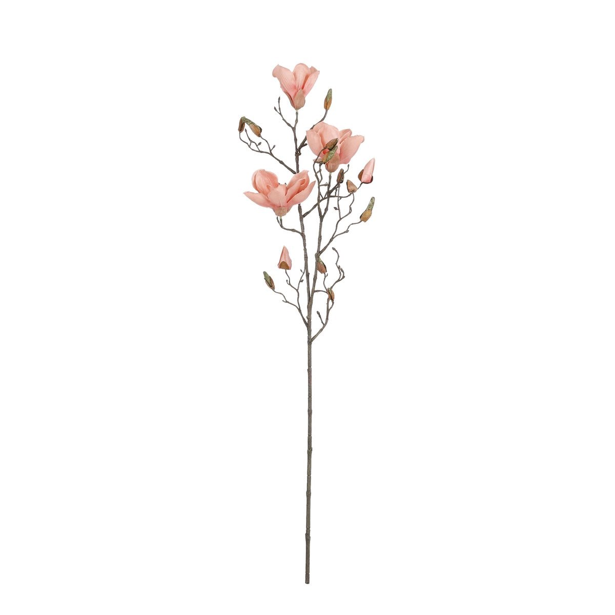 Magnolia kunsttak, perzikkleurig, 88 cm