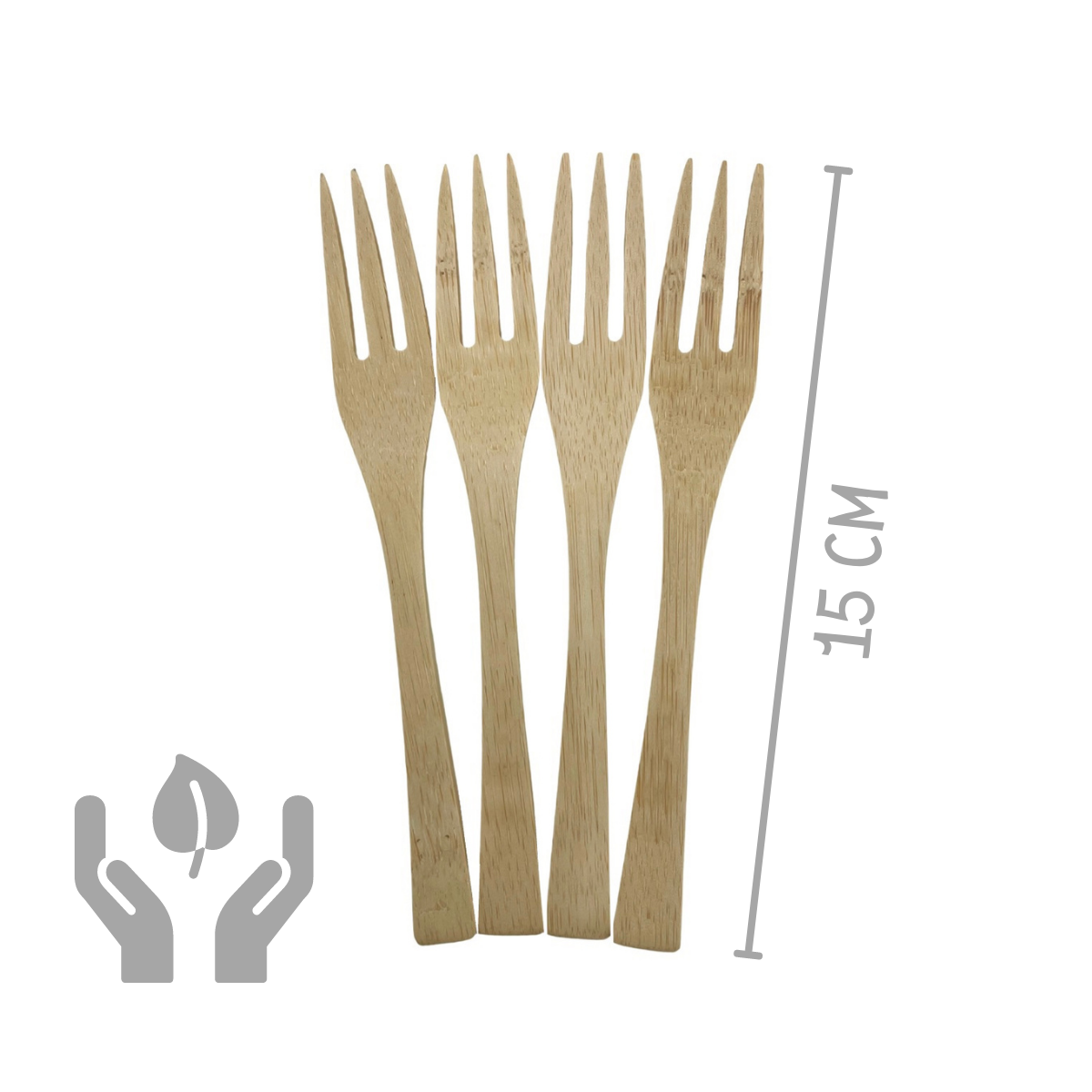 Bamboe vorken, set van 16 stuks, 15 cm